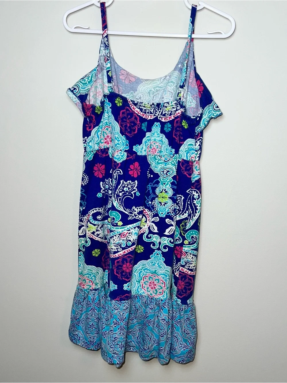 Girl’s Paisley Ruffle Sundress